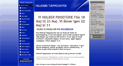 Desktop Screenshot of hillerodtaeppecenter.dk